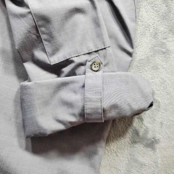 Chef Works Urban Collection Long Sleeve Button Up Chef Shirt Gray Men Sz XL - Picture 6 of 11